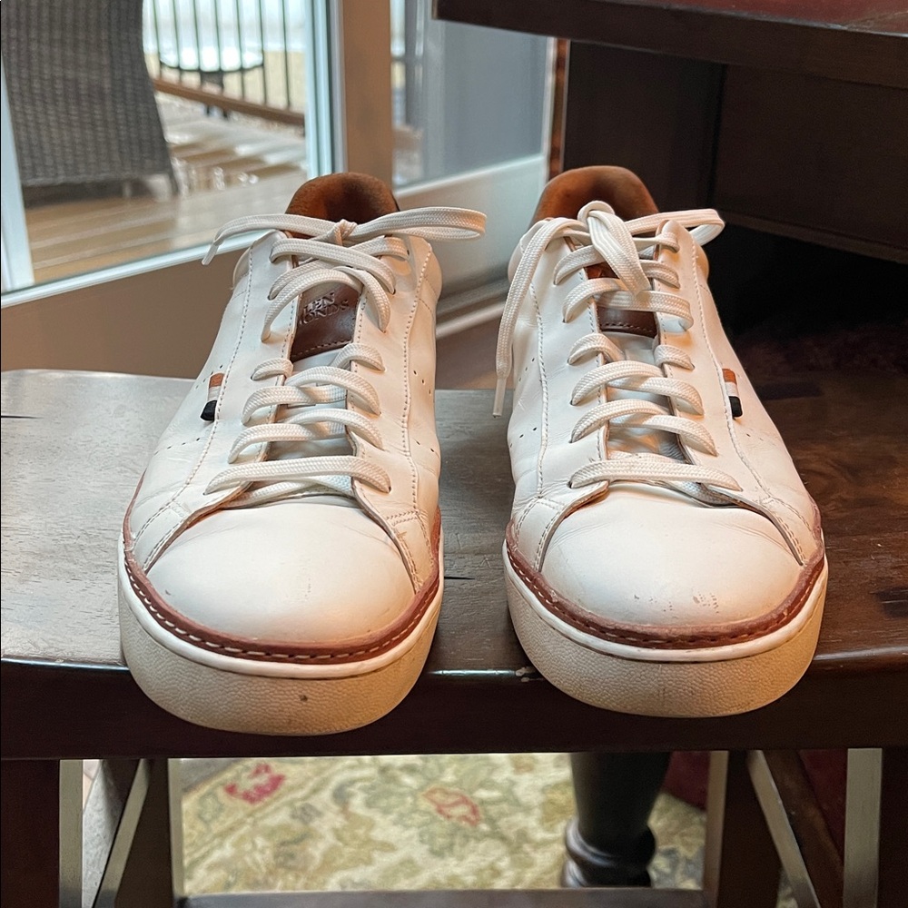 Allen Edmonds Alpha Lace-up Sneaker White (4639) - Picture 3 of 7